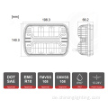 Hochwertiger 5 x 7 -Zoll -LKW -LKW -LKW -LED -LED -Scheinwerfer für Jeep XJ YJ LKW Offroad